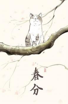 冬至猫咪节气暖心-2