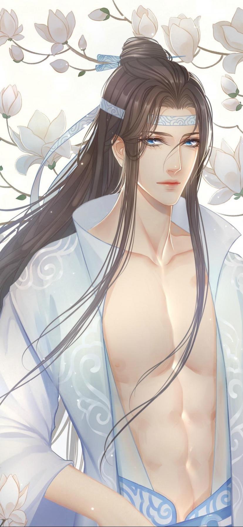 俊美的古风美男插画