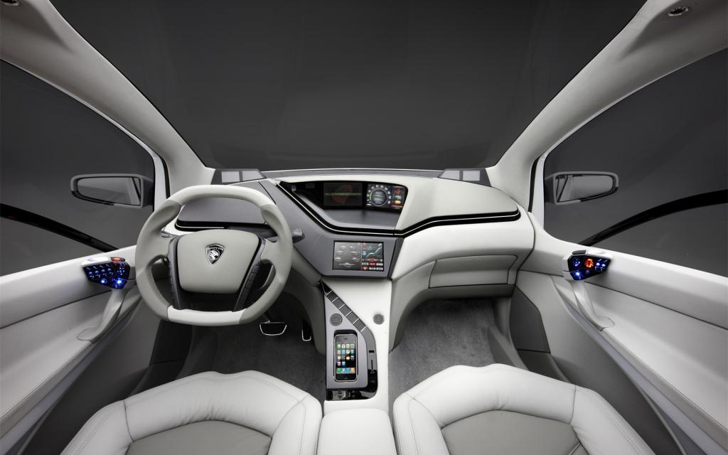 炫酷概念车驾驶室