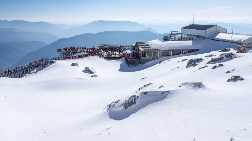 云南玉龙雪山风景