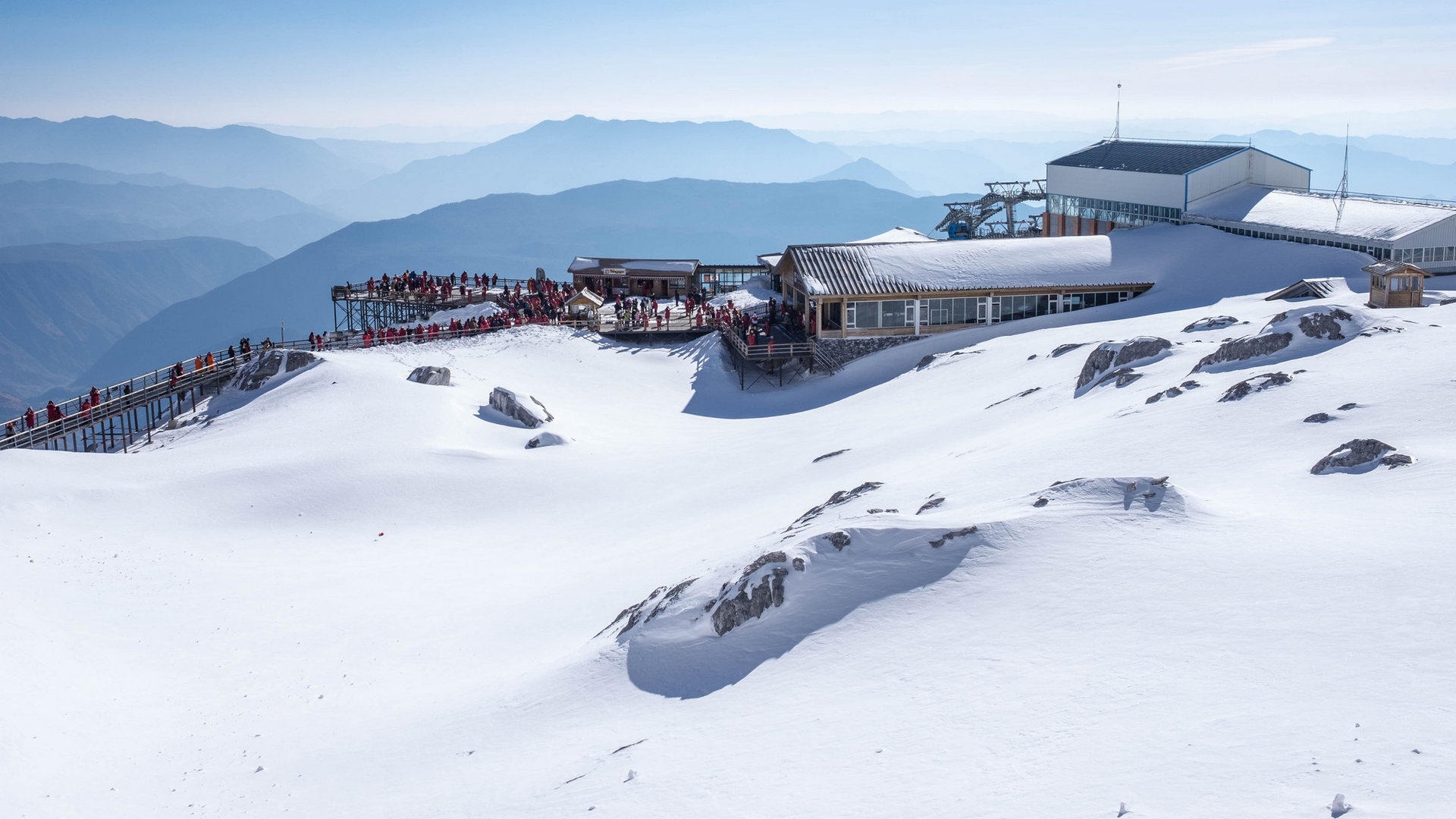 云南玉龙雪山风景,高清图片,电脑桌面-壁纸族