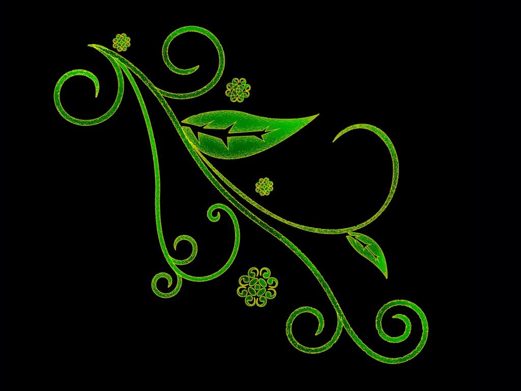 梦幻唯美的炫彩花纹