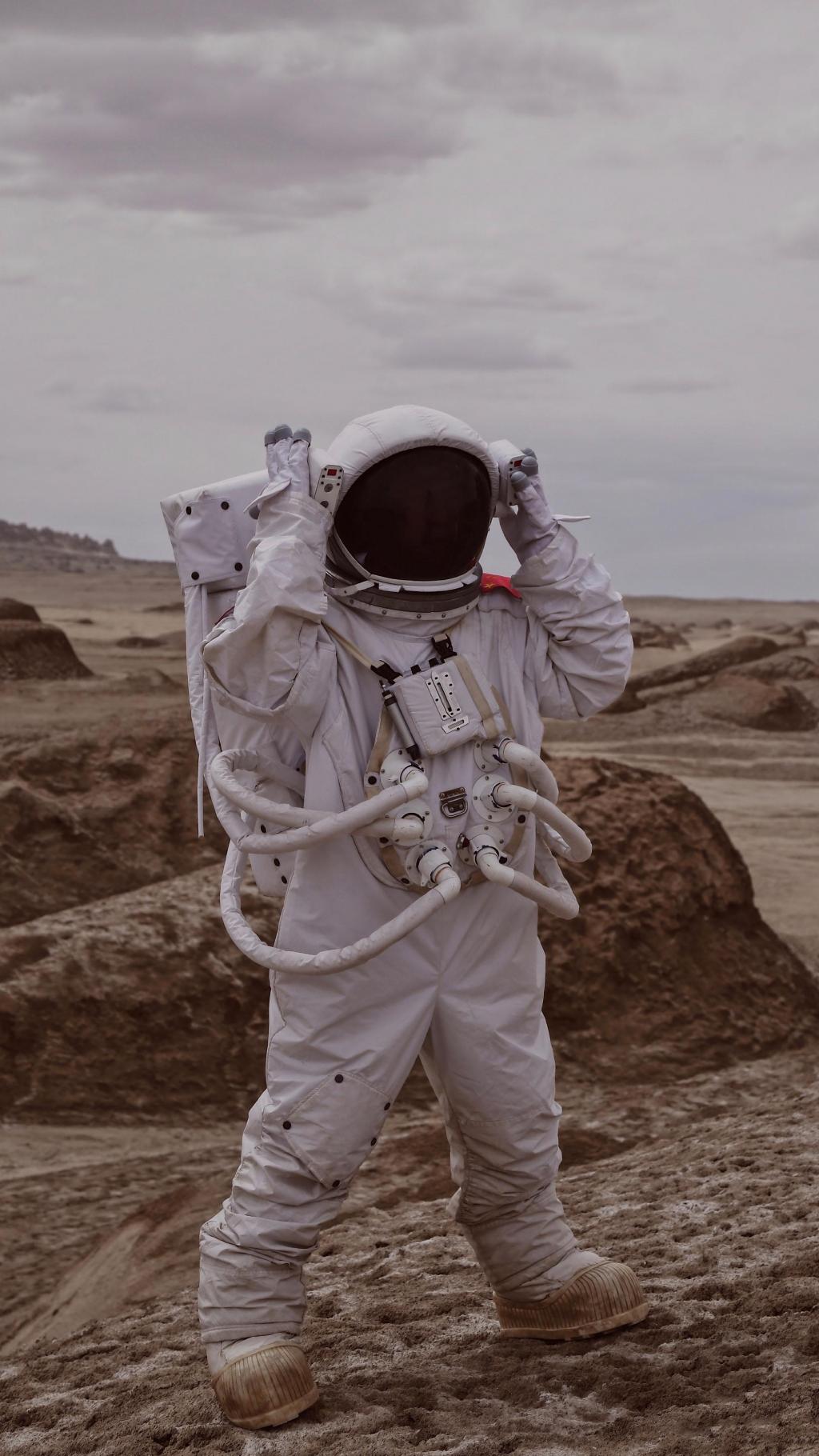 孤独的宇航员意境写真