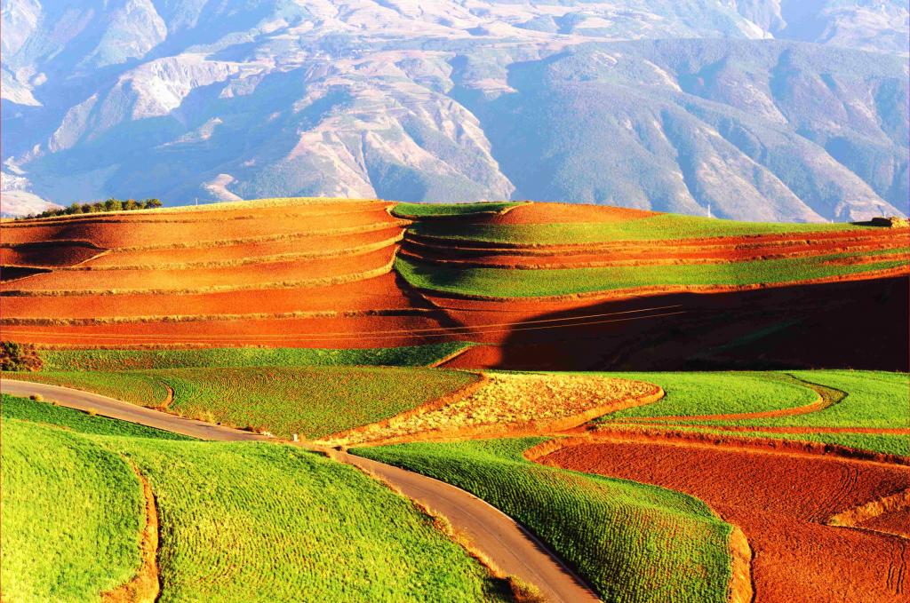 唯美的东川红土地