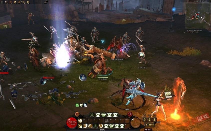 横版动作网游《AIMA》精彩场景截图