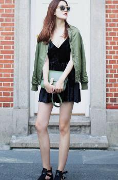 长腿时尚女生街拍