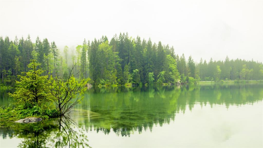 唯美青山绿水自然风景