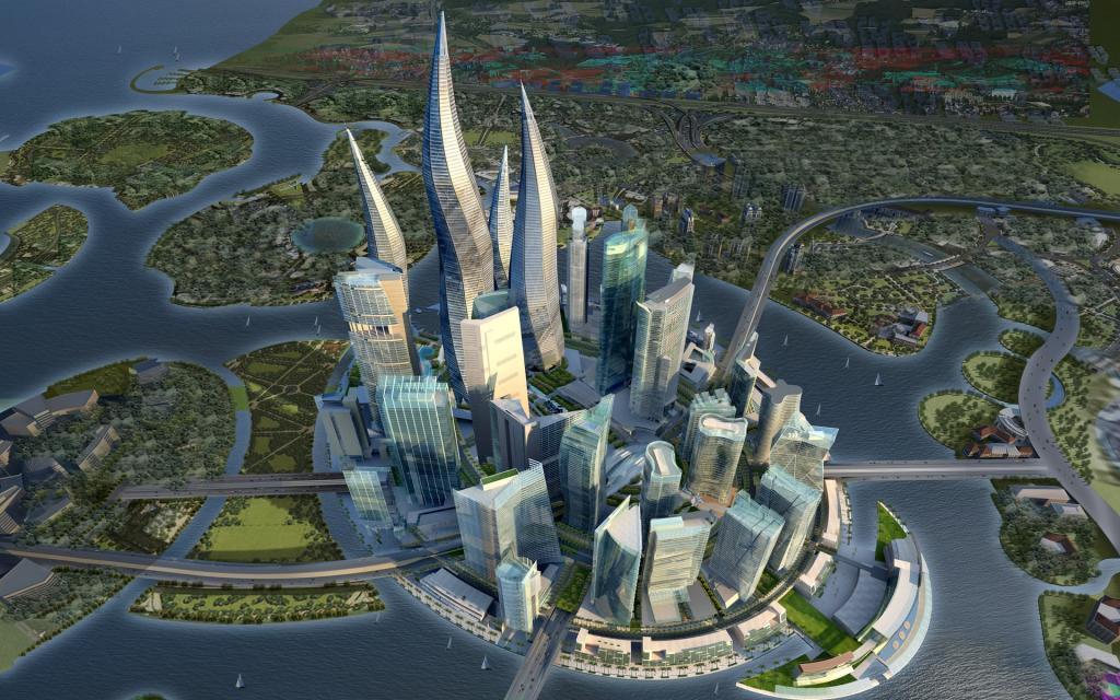 3D建筑园林效果