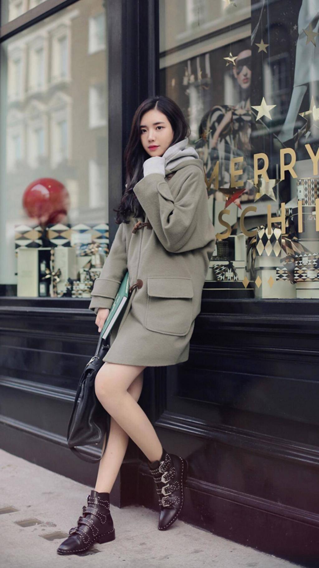 韩国美女时尚街拍