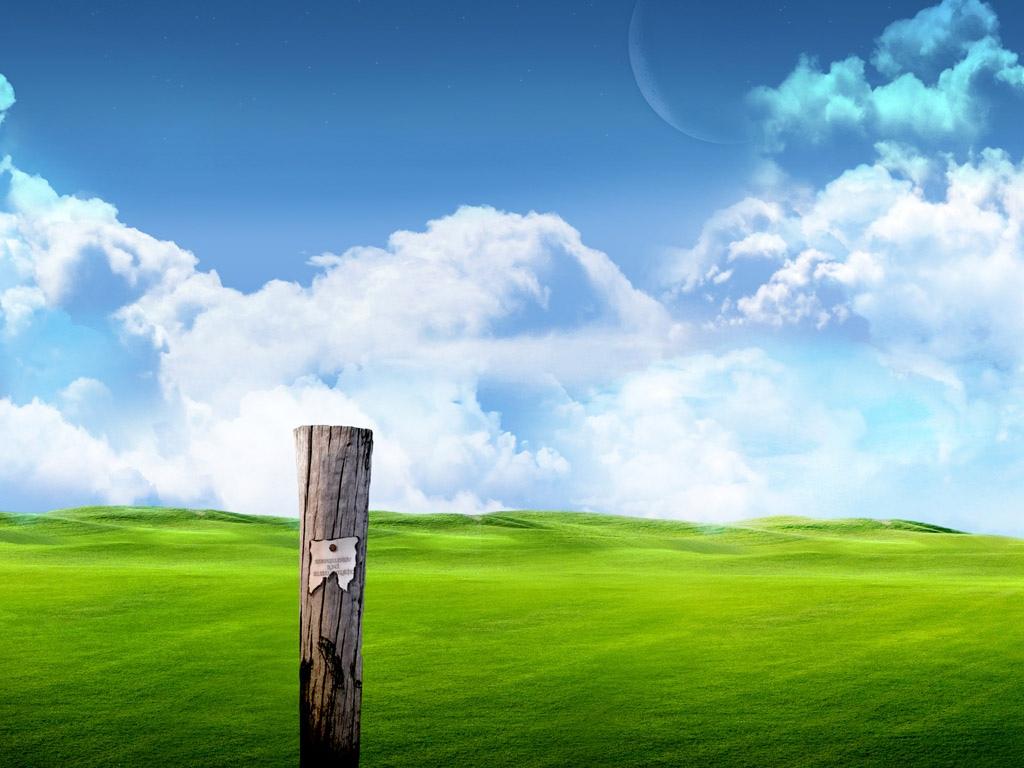 田园里乌云密布