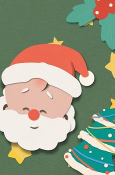小破孩圣诞节贺卡-1