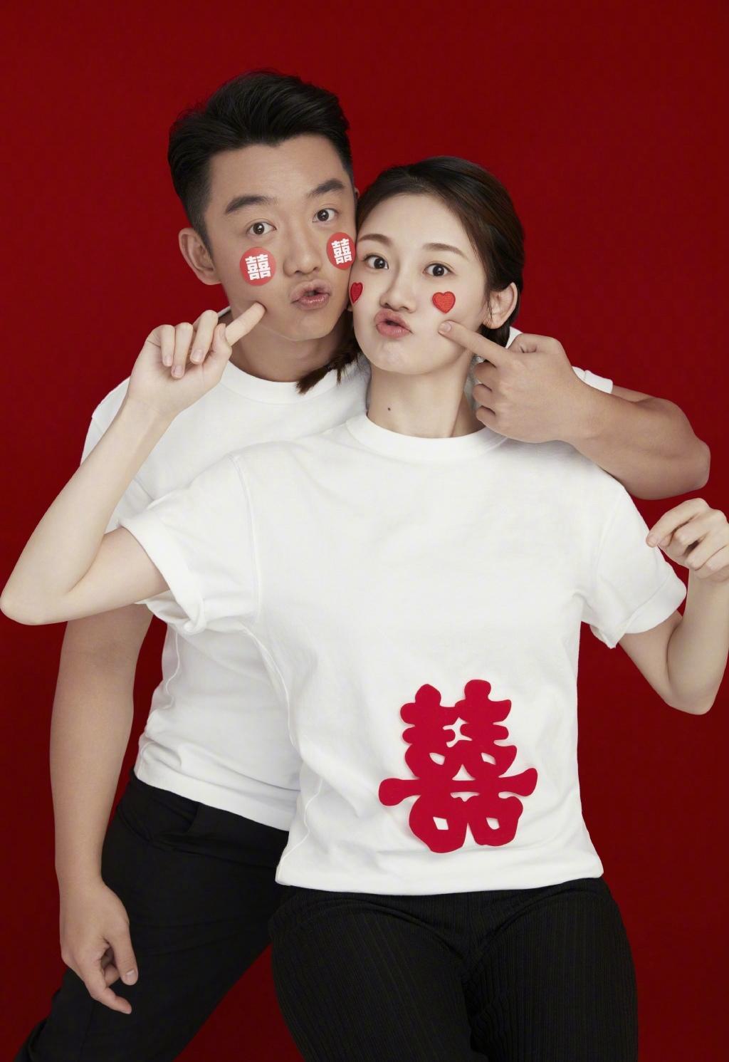 郑恺苗苗521幸福甜蜜结婚照