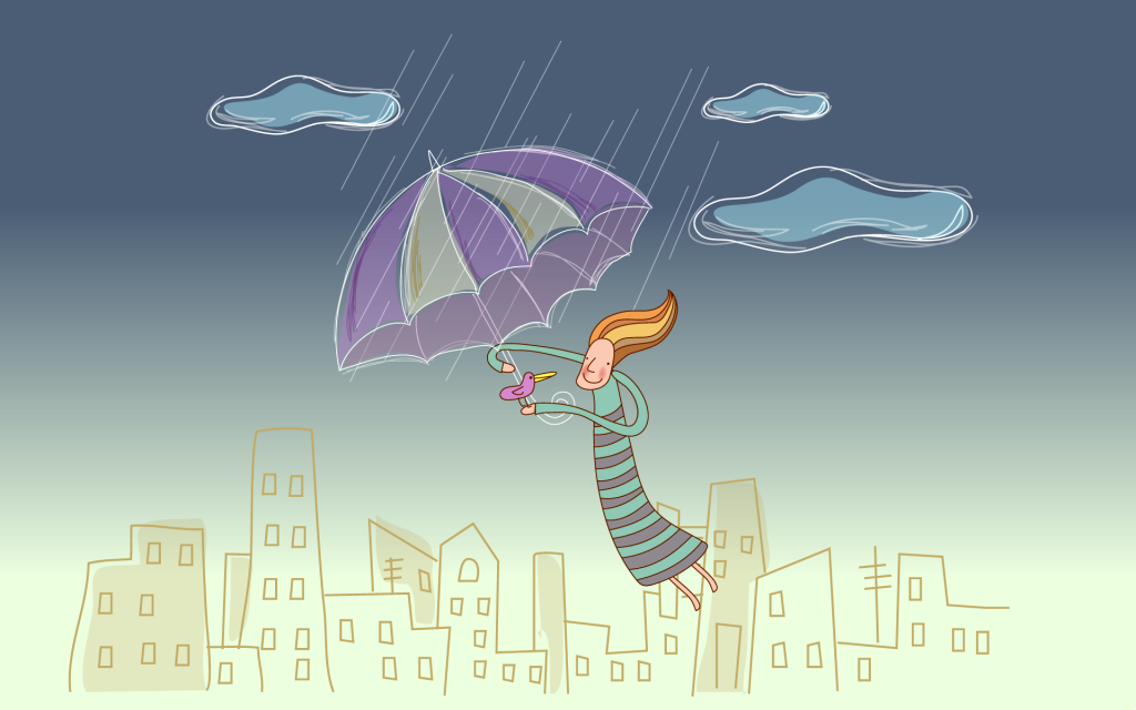 矢量卡通梦幻精灵