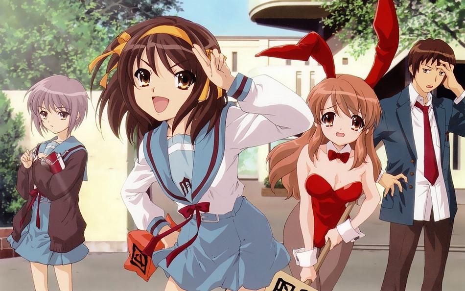 《凉宫春日》的忧郁动漫人物清新