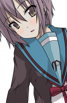 小长门有希的消失手机壁纸