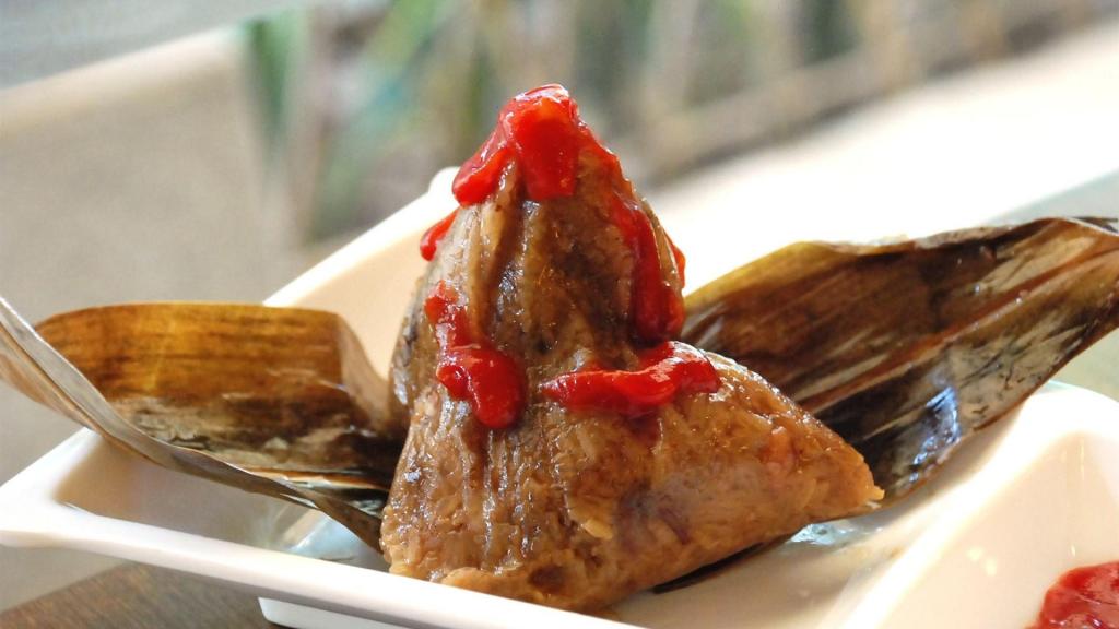 五月五端午佳节的美味粽子