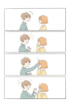 4格手绘卡通情侣-3