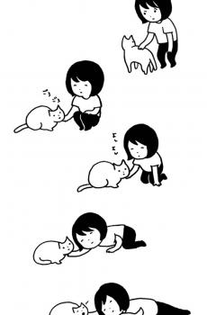 清新手绘卡通插画-8