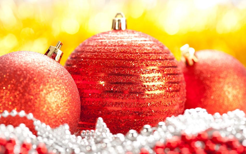 圣诞节圆形彩球