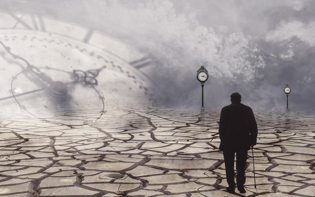 一个孤独沧桑的人