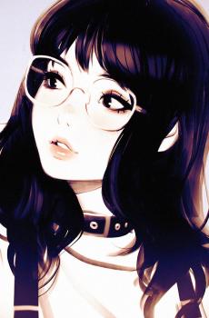 灵动美女插画-7