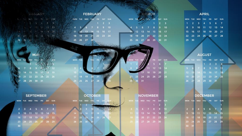 2019年创意日历表