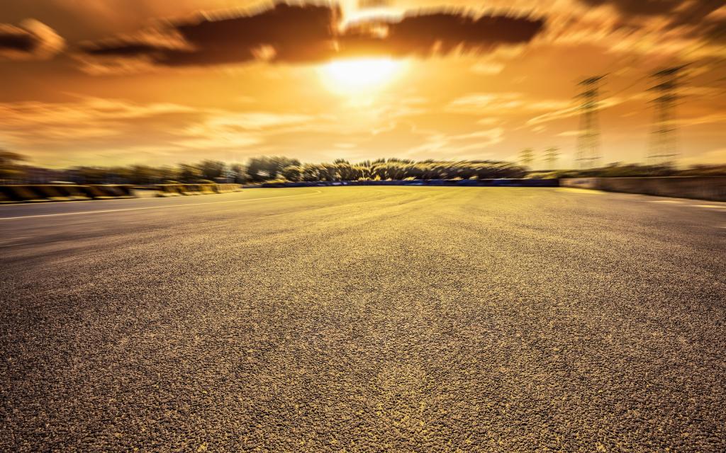 沿途公路的风景