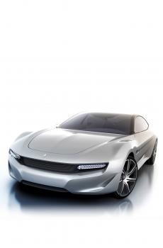 拉风银色跑车写真-2