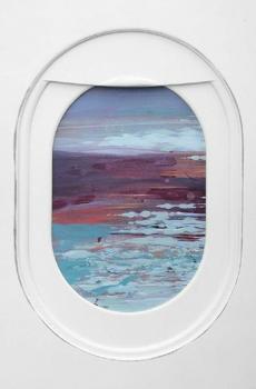 飞机窗外的美景