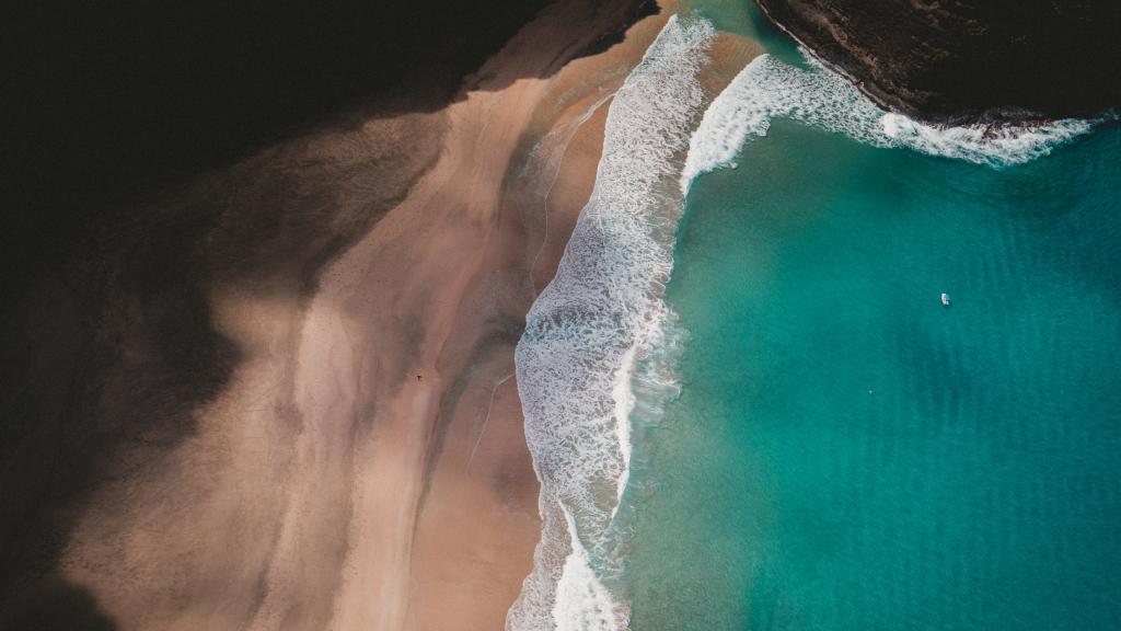 美到极致的鸟瞰海滩