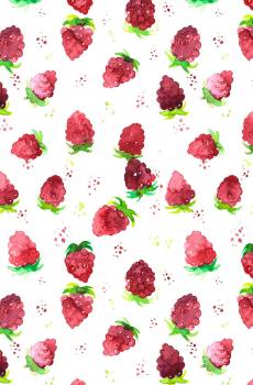 创意平铺水果小清新手机聊天背景-4