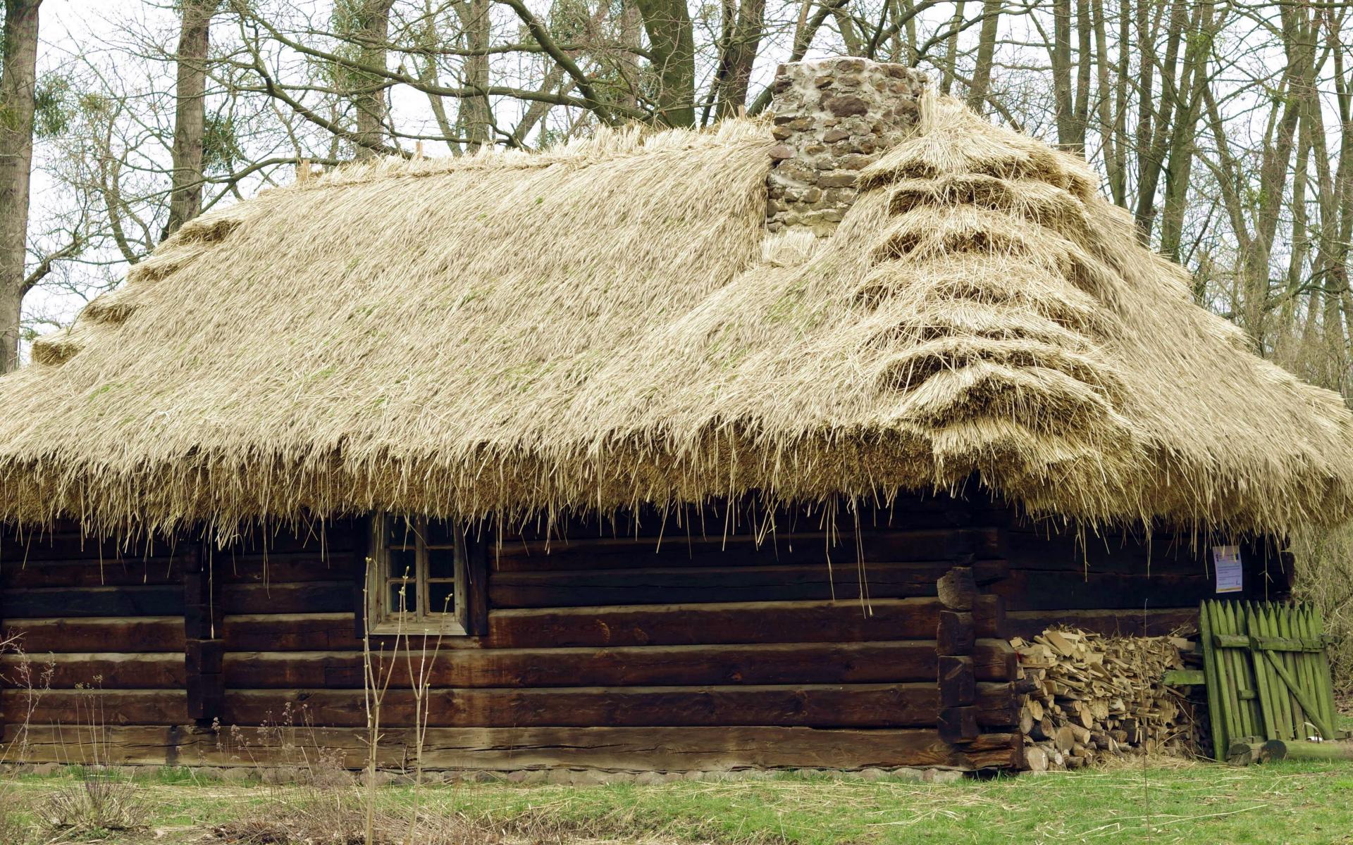 宁静的田园小木屋