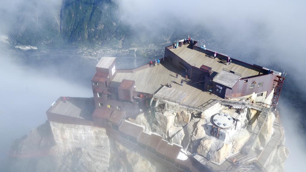 唯美法国霞慕尼白朗峰自然风景