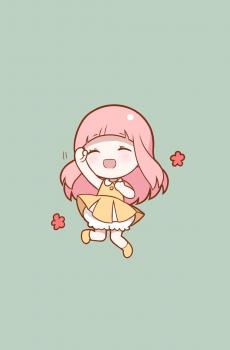 可爱卡通少女-7