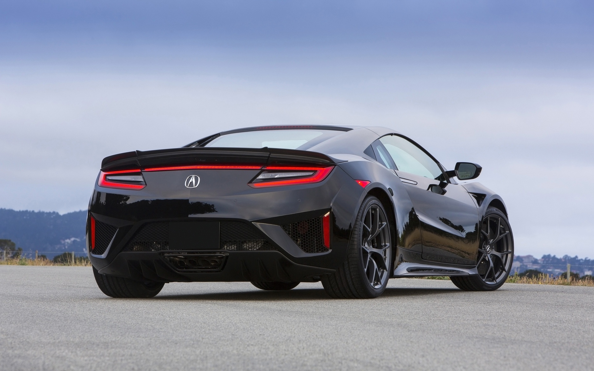 2017蓝色acura讴歌nsx汽车图片