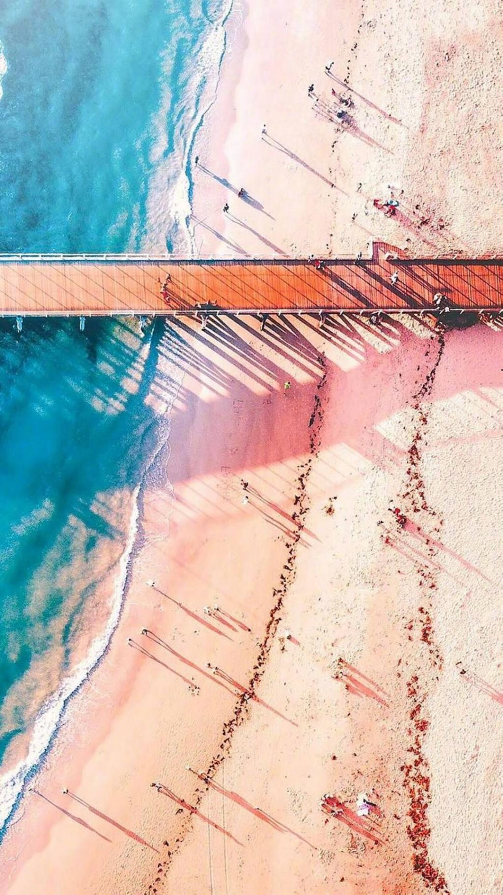 油画般海边风景