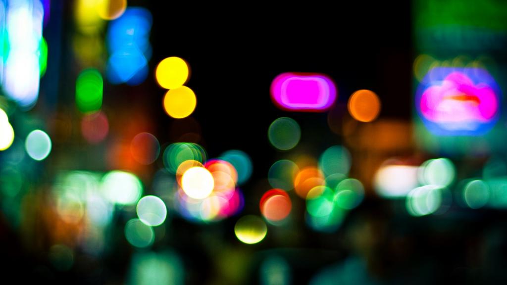 创意多彩光晕气泡