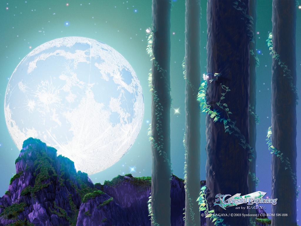 梦幻唯美插画美景