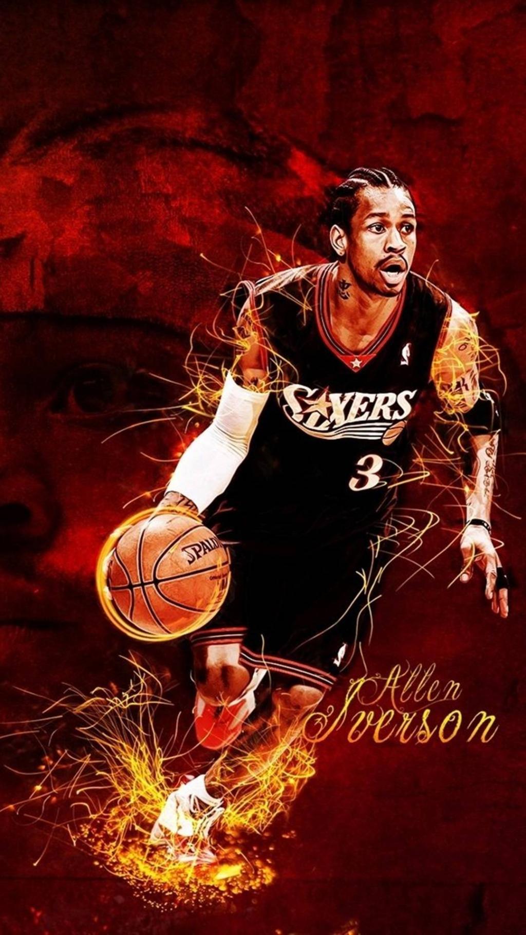 职业篮球运动员阿伦·埃泽尔·艾弗森