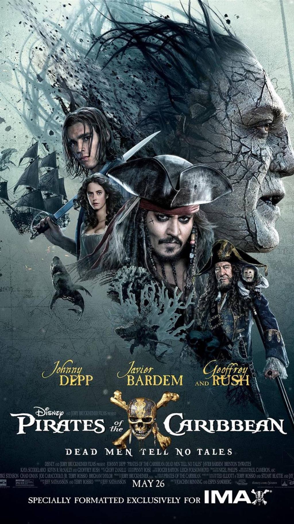 《加勒比海盗5死无对证》海报