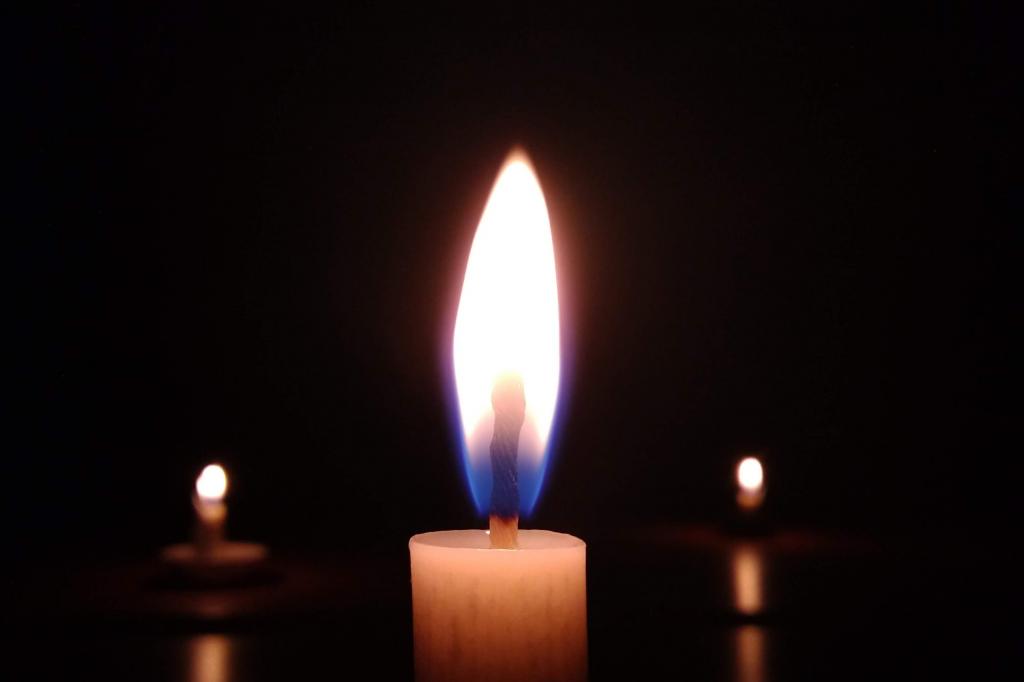 四川长宁地震祈祷蜡烛