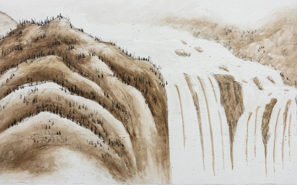 山水水墨画