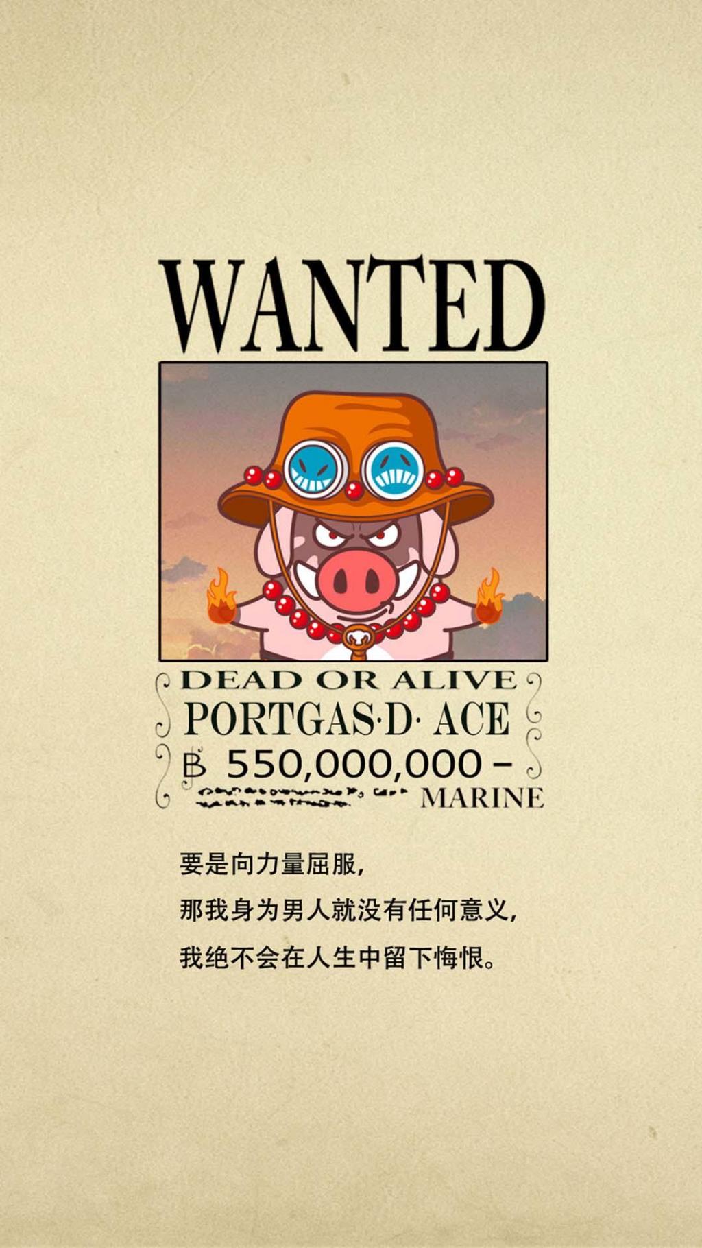 小猪滚滚海贼王手机壁纸