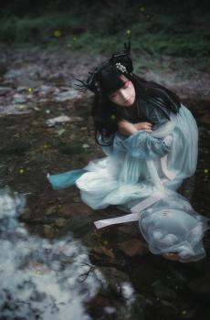 古风少女甜美可爱户外写真-4