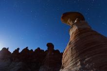 夜幕下的自然风景摄影