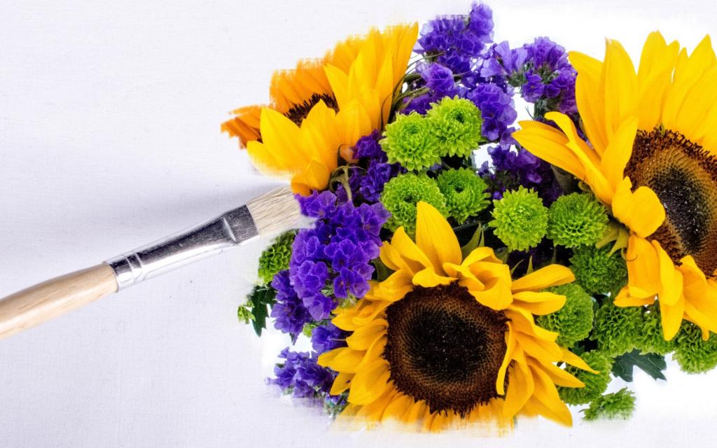 另类的笔触油画