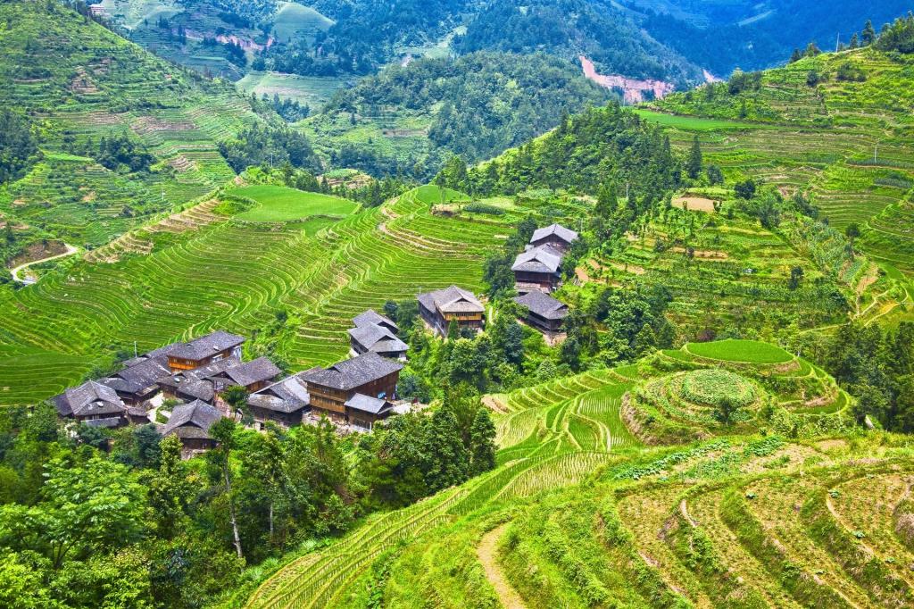 桂林龙胜龙脊梯田