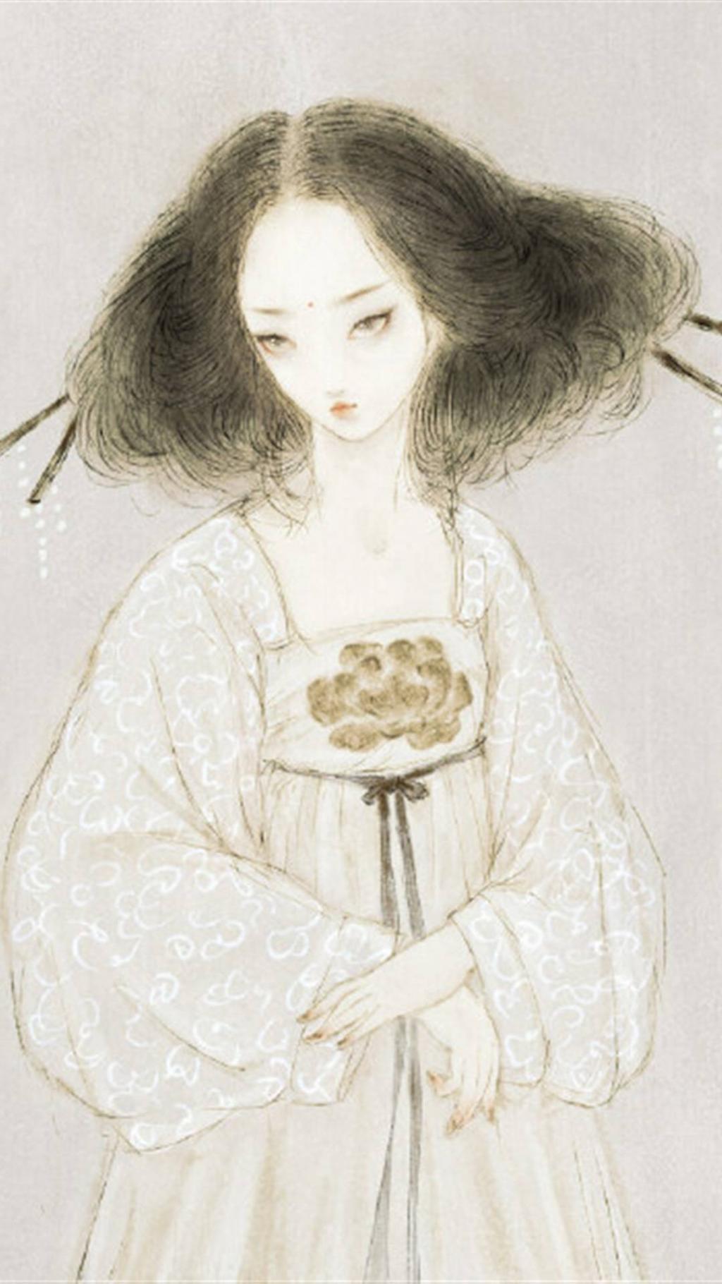 古风个性美人插画