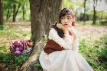 清纯美丽的林间精灵