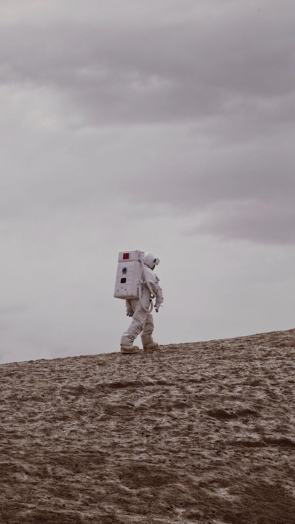 孤独的宇航员意境写真